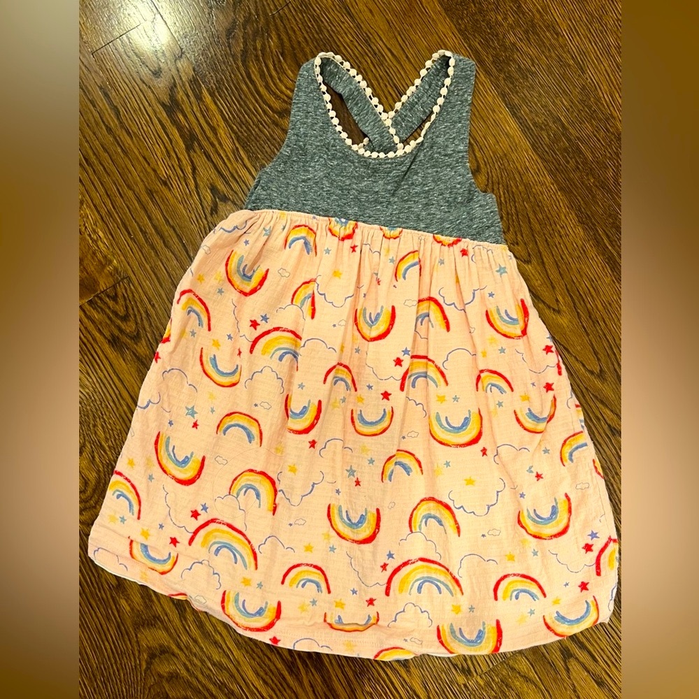 Miki Miette girls rainbow Dress size 3T in excellent condition